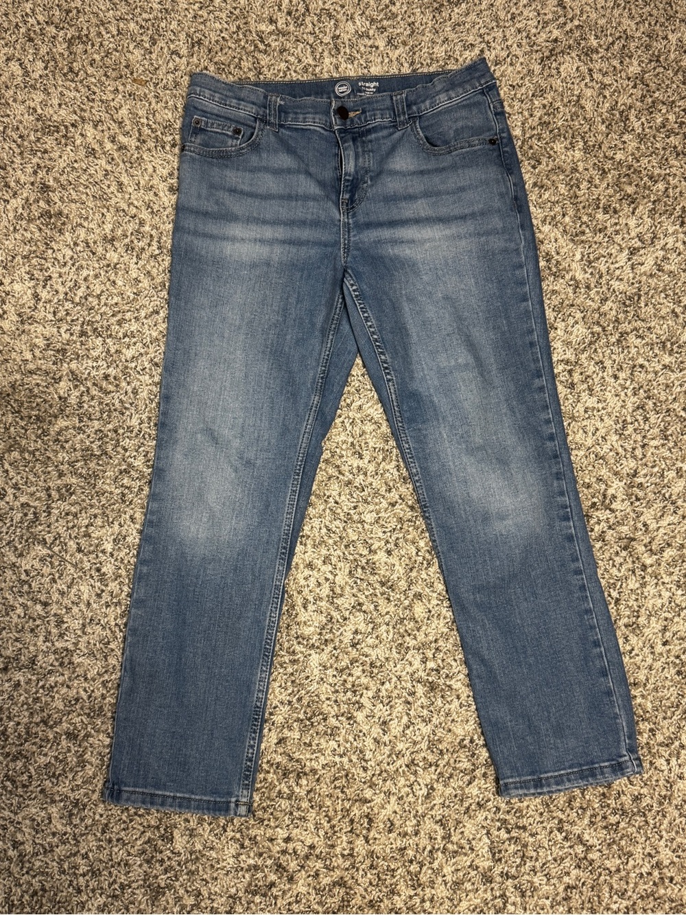 wonder nation Women’s Straight Jeans in Medium Blue Wash